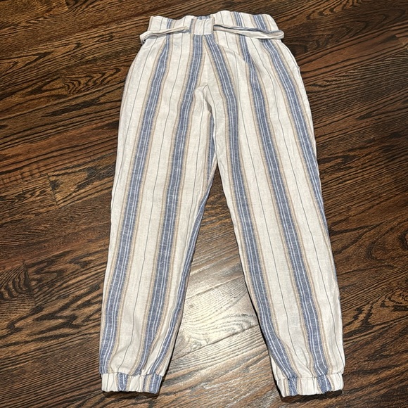 **NWT** Linen Blend Joggers - Picture 3 of 7